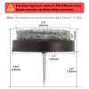 Unique Bargains Nail on Felt Furniture Table Chair Leg Pads 27mm/1" Pack of 30 - 2 of 4