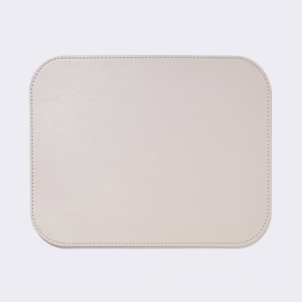 Photos - Mouse Pad Faux Leather  Light Pink - Threshold™
