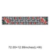 Unique Bargains Christmas Table Runner Red Green Black 72"x13" 1 Pc - 3 of 4