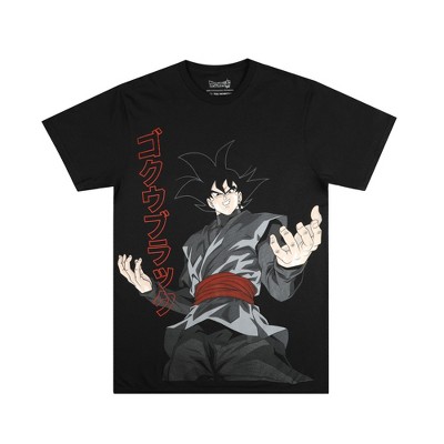 Dragon Ball Super Oversized Goku Black With Kanji Men’s Black T-shirt