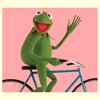 Men's The Muppets Kermit Bike Wave T-Shirt - 2 of 4