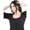 Artyska Women's Scoop Neck Bell Sleeves Side Slit Midi Dress Party Casual - 2 of 4
