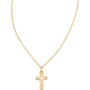 Elegant Cross Pendant Necklace Stylish Jewelry for Women - 1 of 4