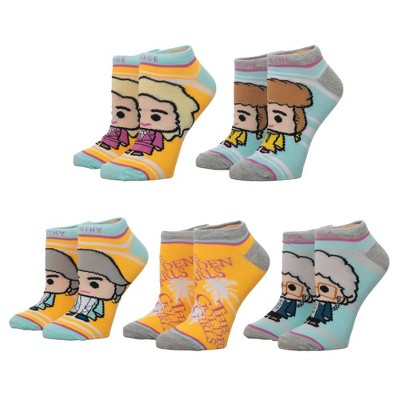 Golden Girls casual Ankle Socks for Women 5-Pack