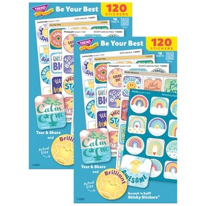 TREND Be Your Best Mixed Stickers Variety Pack, 120 Per Pack, 2 Packs - 1 of 4