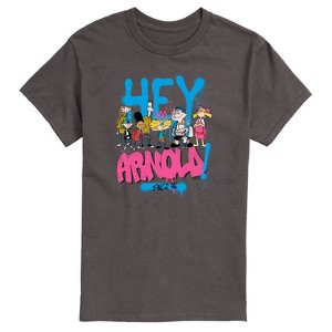 Men's - Hey Arnold! - Arnold Spray Paint 96 Short Sleeve Graphic T-Shirt - 1 of 4
