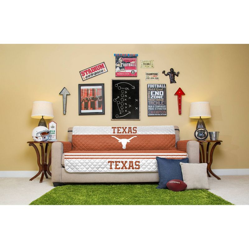 NCAA Texas Longhorns Furniture Protector Sofa, 2 of 3