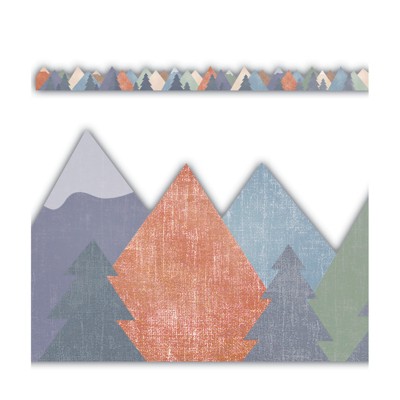 Teacher Created Resources Moving Mountains Die-Cut Border Trim, 35 Feet (Pack of 6)