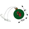 Mississippi Valley State University Primary Logo Mini Small Tiny Wood Christmas Tree Holiday Ornament - 4 of 4