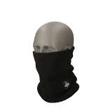 RefrigiWear Silver Magic Warm Acrylic Knit Neck Gaiter Face Mask (Black, One Size Fits All)