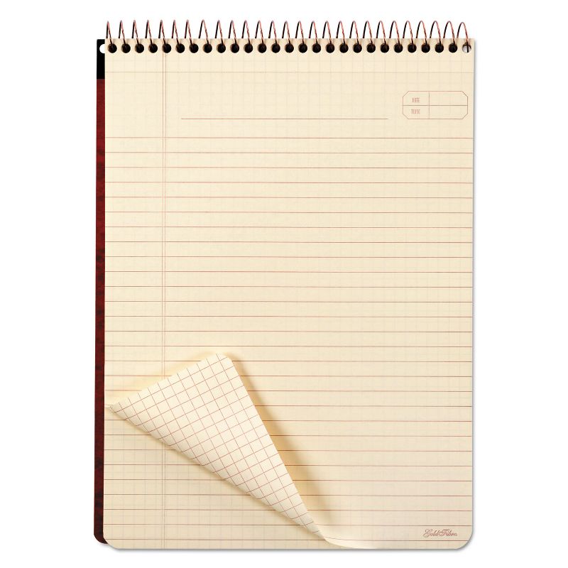Ampad Gold Fibre Retro Wirebound Writing Pad Legal 8 1/2 x 11 3/4 Ivory 70 Sheets 20008R, 2 of 5