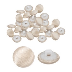 Unique Bargains Bridal Wedding Dress Suit DIY Satin Shiny Sewing Buttons 30 Pcs - 1 of 4