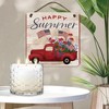 Courtside Market 13.5 oz, 3 Wick Citronella Candle & Truck Patriotic Flower & Flags 10x10 Hanging Artboard Set - 3 of 4