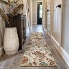 World Rug Gallery Beige Multi Floral Medallion Indoor Area Rug - 2 of 4