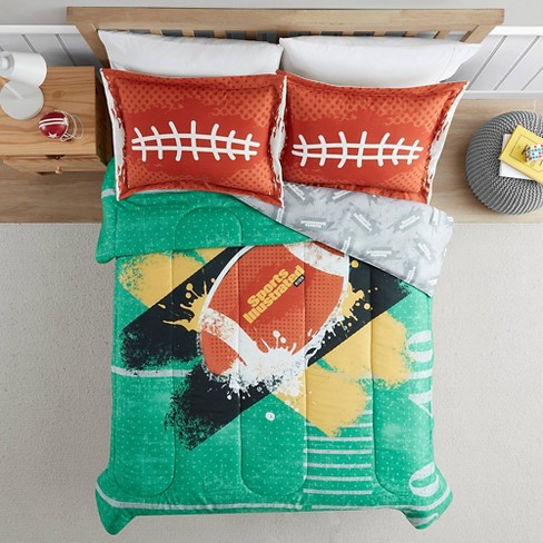 Twin shop football bedding