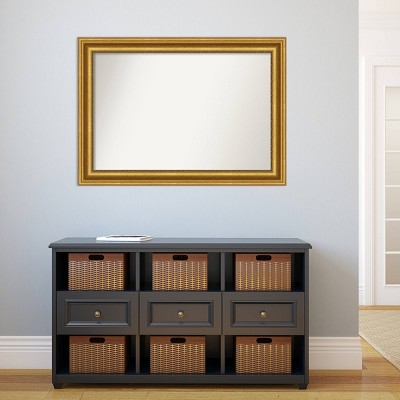 42" Gold Antique Bathroom Vanity Wall Mirror