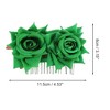 Unique Bargains Women's Portable Simulated Flowers Hair Clip Comb 1 Pc - 2 of 4