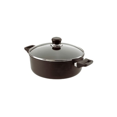 Scanpan Classic 4.5 Quart Low Sauce Pot With Lid, 10.25 Inch
