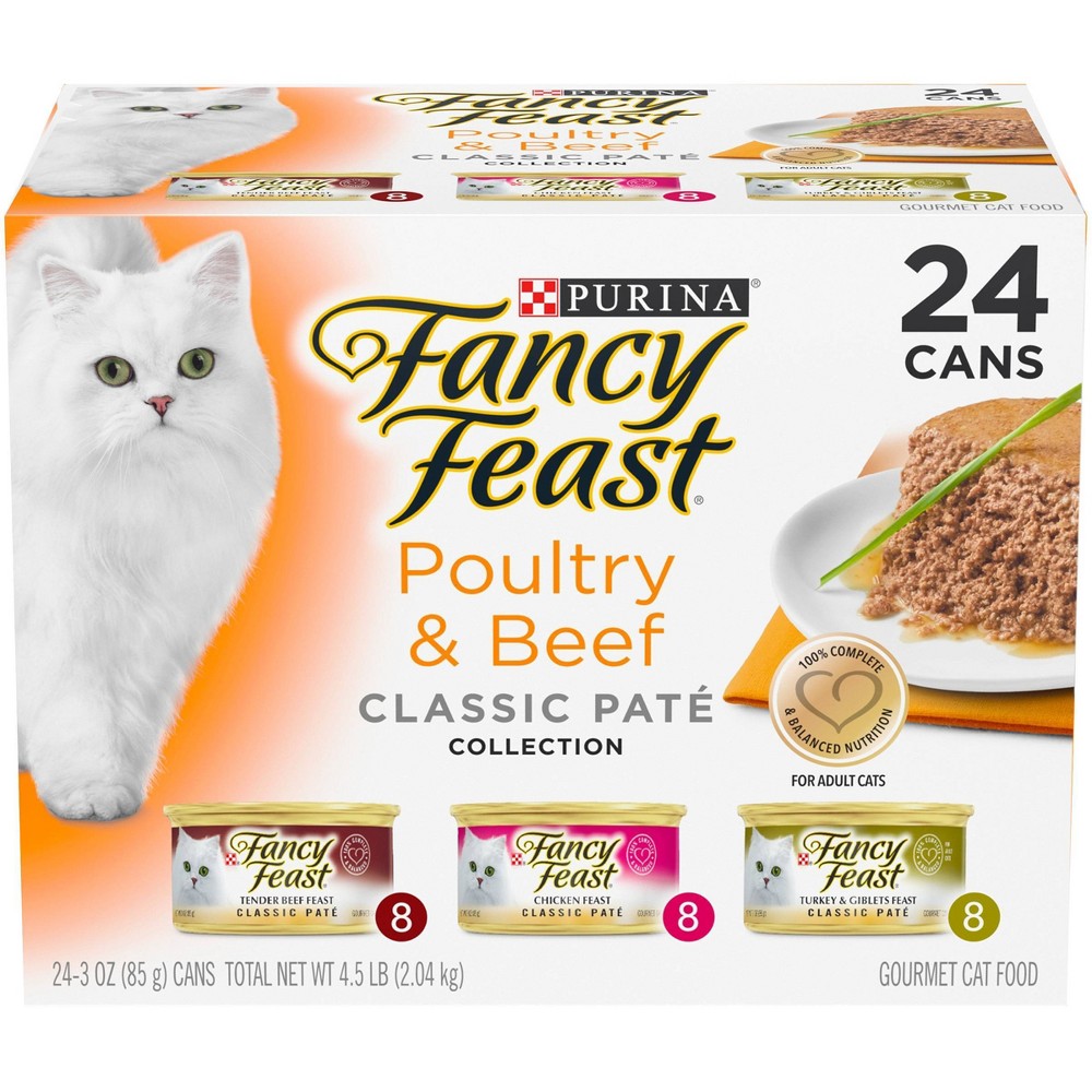 UPC 050000575473 product image for Purina Fancy Feast Classic Paté Variety Pack Chicken, Turkey & Beef Flavor Wet C | upcitemdb.com