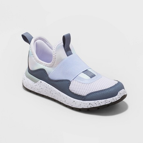 Kids' Fern Slip-on Performance Sneakers - All In Motion™ Blue 2 : Target