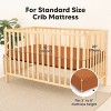 KeaBabies Isla Waterproof Crib Sheets for Boys, Girls, 2pk Baby Fitted Crib Sheet, Waterproof Crib Mattress Protector Sheets - 2 of 4