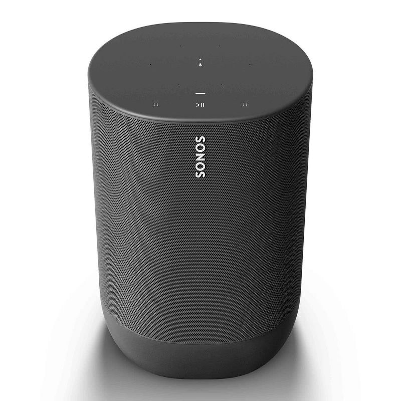 Sonos Move Portable Smart Battery-Powered Speaker with Bluetooth and Wi-Fi (Black), 4 of 14