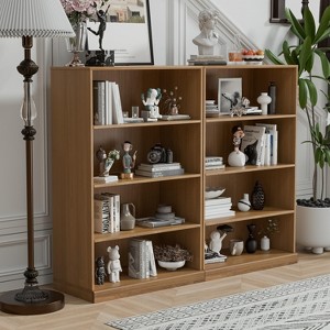 PexFix 49"x62"x16" Sideboard Cabinet with Storage Multipurpose Organizer for Kitchen Living Room Brown - 1 of 4