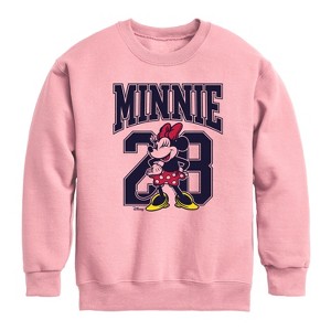 Boys' - Disney - Minnie Mouse Graphic Long Sleeve Fleece Sweatshirt - 1 of 4