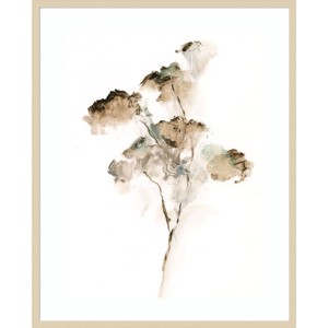 Amanti Art Powdered Floral I by Ethan Harper Wood Framed Wall Art Print - 1 of 4