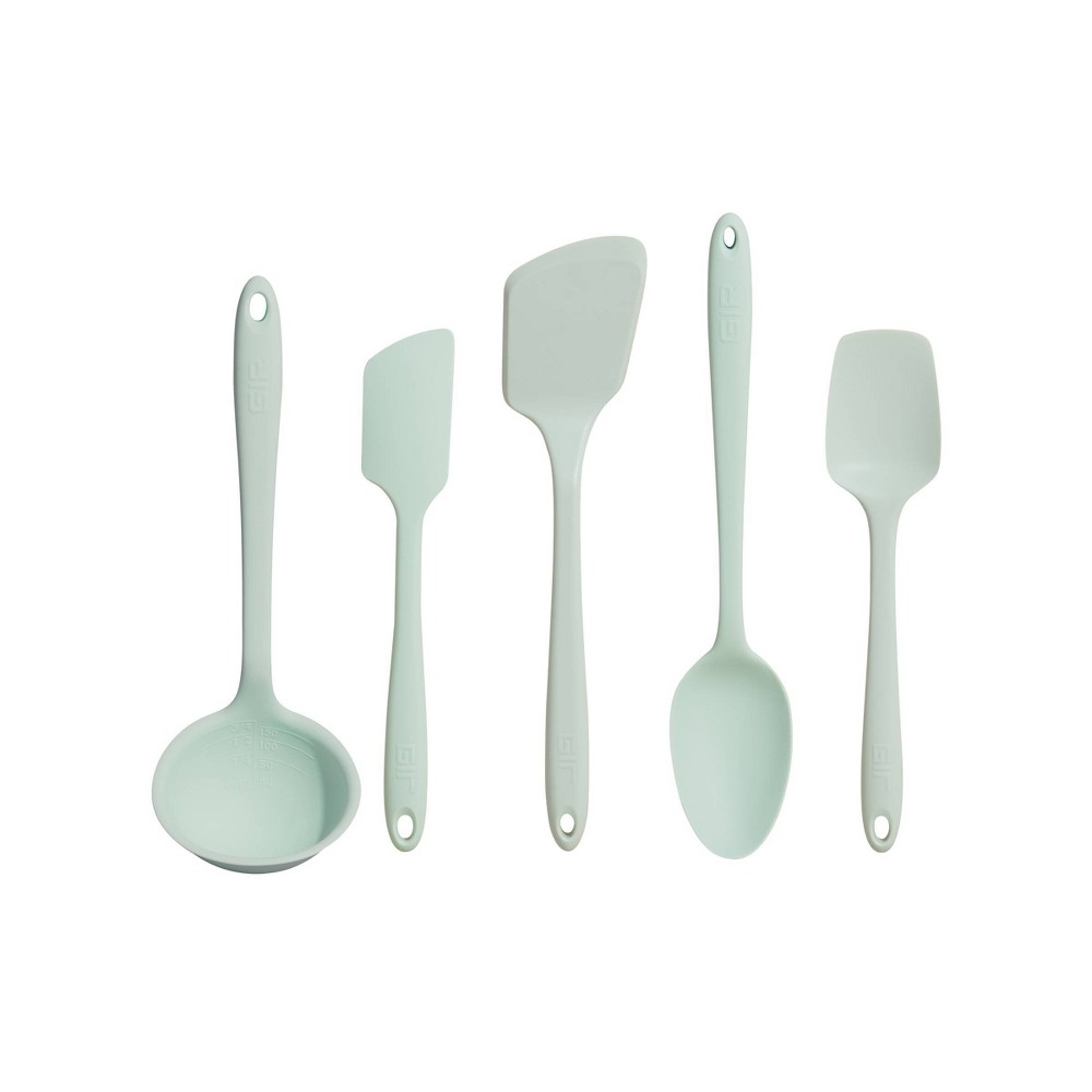 GIR: Get It Right 5pc Silicone Ultimate Kitchen Tool Set Mint