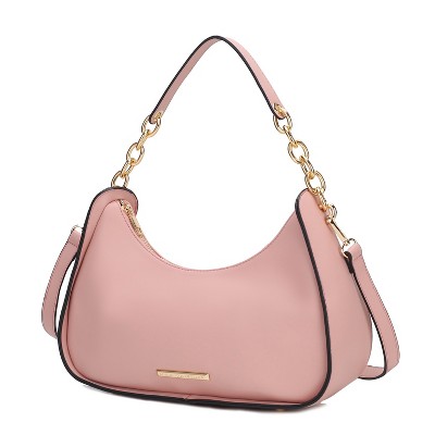 MKF Collection Lottie Vegan Leather Half-Moon Shoulder Bag by Mia K