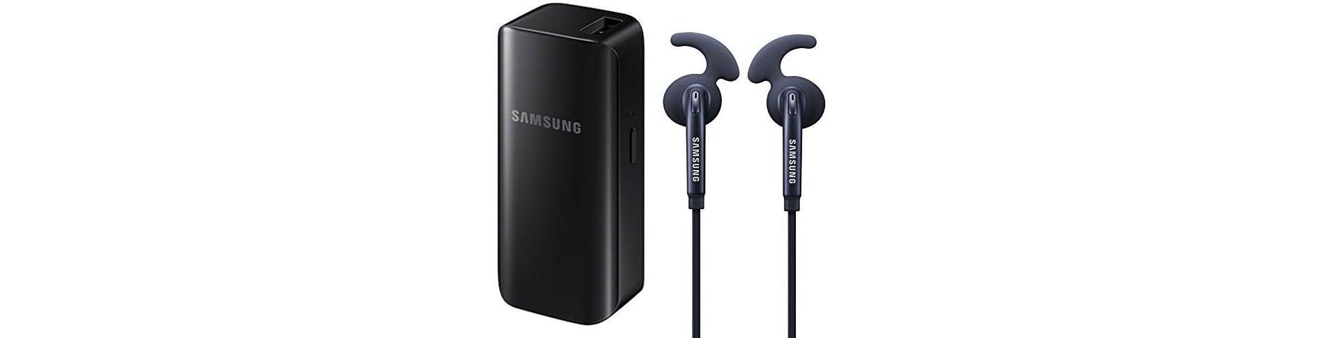 Samsung Power & Play Bundle - Active In-Ear Wired + 2100 mAh Battery Pack - Black
