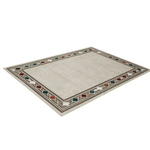 Rugs for Living Room, Washable Area Rug for Bedroom, Non Shedding Soft Throw Door Mat, Non Slip Stain Resistant Kitchen Rug - 1 of 4
