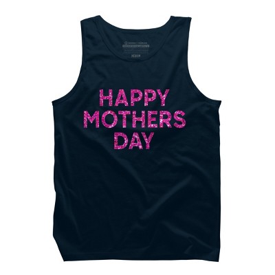 Men's Design By Humans Happy Mother's Day Confetti Text By MeowShop Tank Top