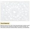 Unique Bargains Cotton Embroidered Lace Vintage Coasters 4 Pcs 3.94" - 4 of 4