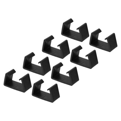 Unique Bargains Outdoor Patio Furniture Clips Fixed Connection Chair Fasteners Black