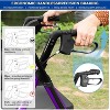 Lycvki Foldable 2 in 1 Rollator Walker with Brakes and Adjustable Seat, Handle - 4 of 4