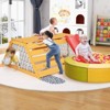 Safstar 5-in-1 Indoor Jungle Gym Montessori Climbing Toys with Slide for Toddlers Wooden - 3 of 4