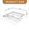 Mid-Century Full Size Storage Upholstered Tufted Bed Frame, Sofa Bed Frame with Comfortable Backrest and Armrests- Leovsnove - 3 of 4