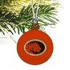 East Central University Primary Logo Mini Small Tiny Wood Christmas Tree Holiday Ornament - 3 of 4