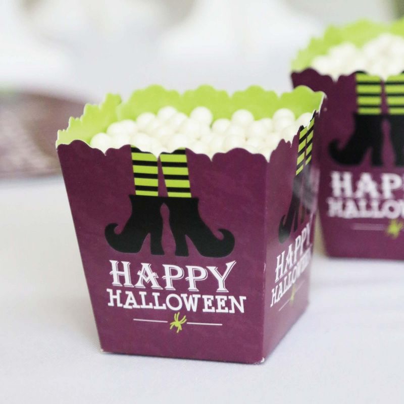 Big Dot of Happiness Happy Halloween - Party Mini Favor Boxes - Witch Party Treat Candy Boxes - Set of 12, 5 of 6