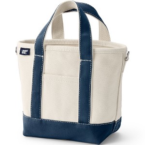 Lands' End Open Top Canvas Tote Bag - 1 of 4