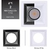 LEEKI Pack of 6 Square Recessed Light - 2-inch trim -5W-4000k - White - image 4 of 4