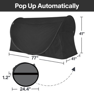 Alvantor Privacy Bed Tent with LED String Lights - Ideal for Better Sleep and Comfort - 1 of 1