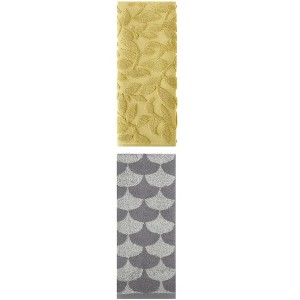 REGALWOVEN Cotton Boho Decorative Hand Towels for Bathroom 13" x 29"/14" x 30" 2 Pcs - 1 of 4