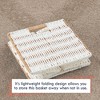 Ornavo Home 4 Pack Paper Wicker Storage Shelf Basket Cube Bin with Handles - 4 of 4