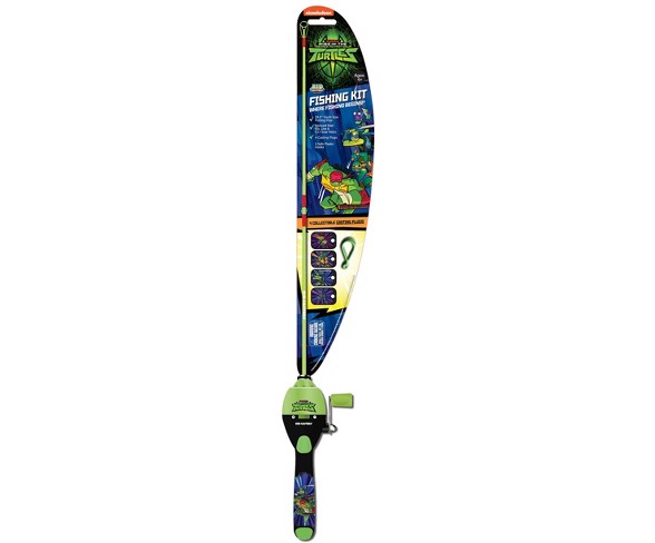 Kid Casters Teenage Mutant Ninja Turtles Fishing Kit - Green