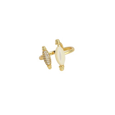 SOHI Women's California Gold The Romantics Finger Ring