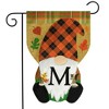 Briarwood Lane Fall Garden Flag 12x18 For Outdoor Fall Gnome Burlap Monogram Letter M For Fall Garden Flag Flags For Outside - 2 of 4