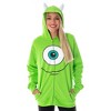Seven Times Six Disney Monsters Inc Mike Wazowski Adult Costume Full-Zip 3D Hoodie Green - 2 of 4